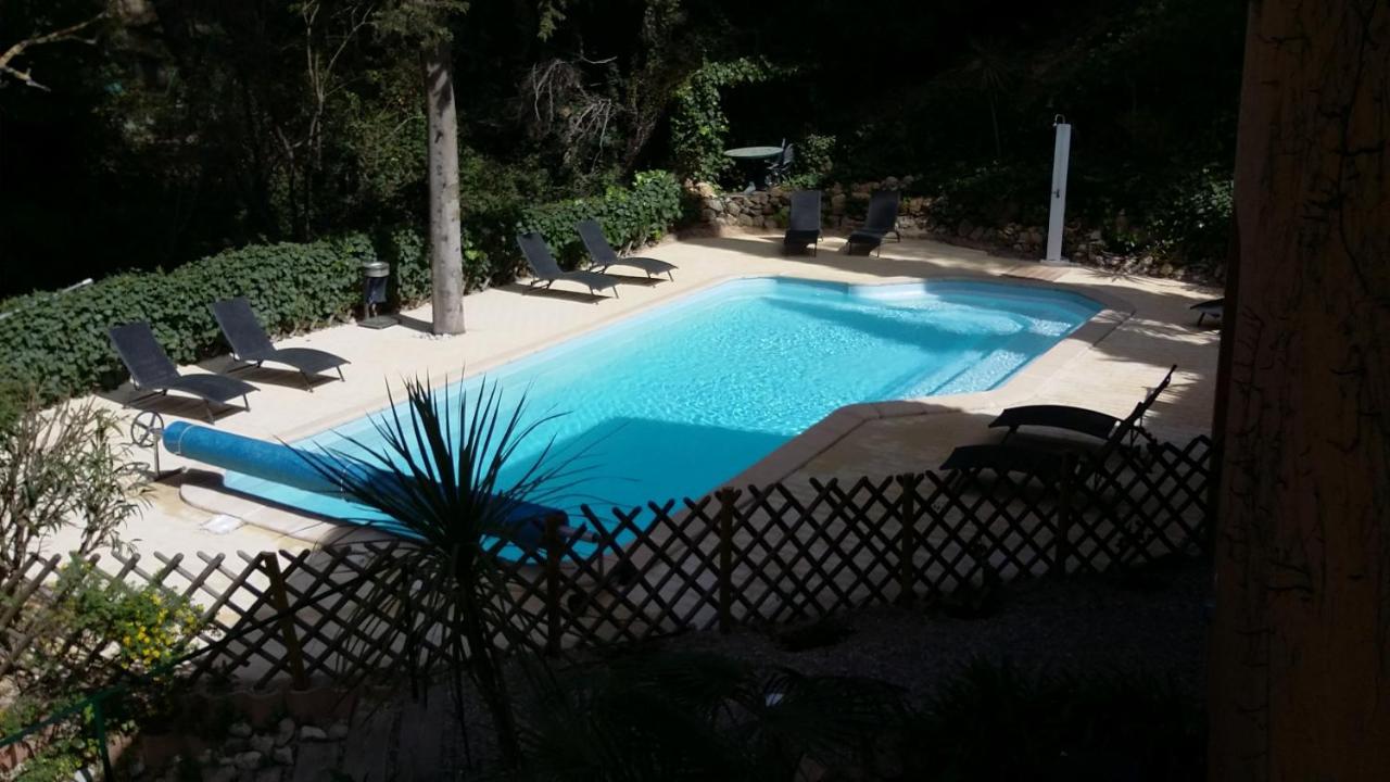 50M Plage T2 Grande Terrasse Vue Mer Climatise Piscine Chauffee, Parking Clos Gratuit Apartment Sanary-sur-Mer Exterior photo